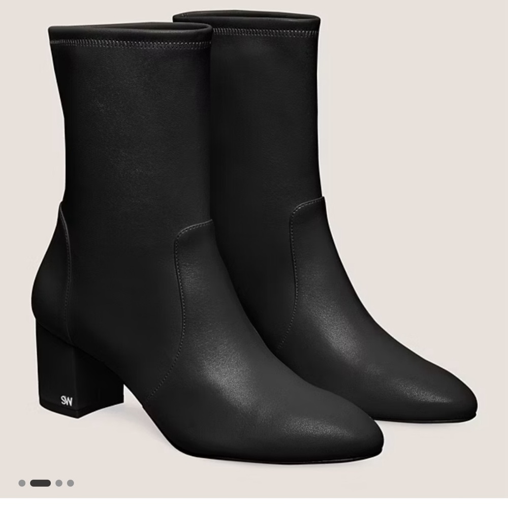 Stuart Weitzman Elegant Black Ankle Boots